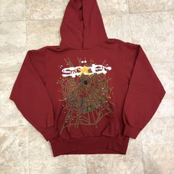 Sp5der Web Hoodie – Maroon