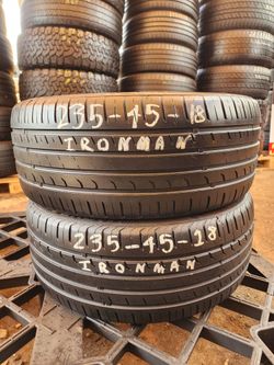 235 45ZR 18 IRONMAN IMOVE GEN2 TIRES 2354518 USED TIRES (PAIR) MOUNT BALANCE INCLUDED