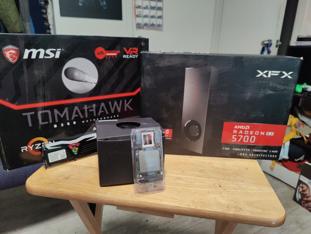 RX 5700+ Ryzen 5 1600 PC Parts Bundle