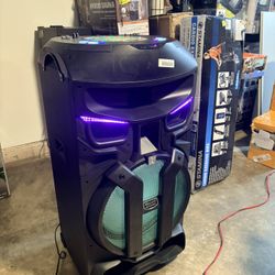 Large Party Speaker With Lights