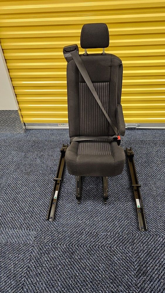Reclining 1-Person Rear Seat Ford Transit van Single Seat w/brackets