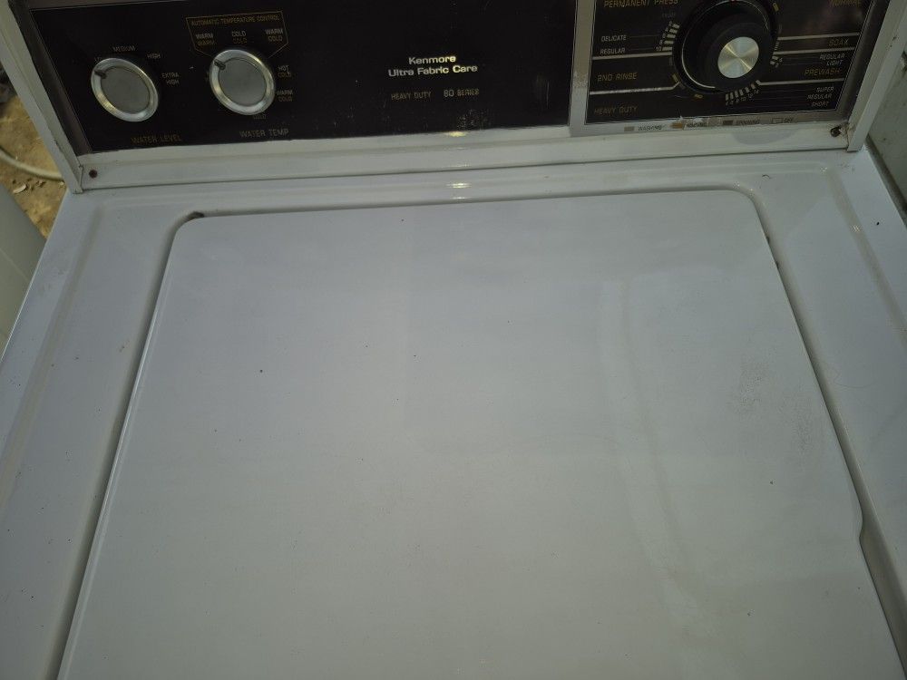 Kenmore Washer Super Capacity And Heavy Duty Works Good
