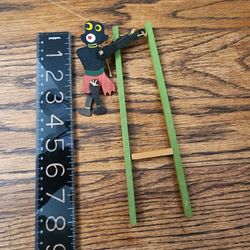 Vintage Folk Art Acrobat Flip Toy