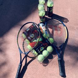 Tennis Rackets And Balls