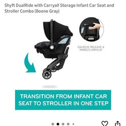 SHYFT DUALRIDE INFANT SEAT AND STROLLER