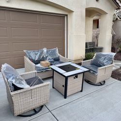 Patio Furniture With Fire pit