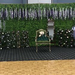 Greenery Boxwood Backdrop