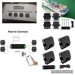 HERDIO 4 INCH 240 BLUETOOTH SPEAKERS