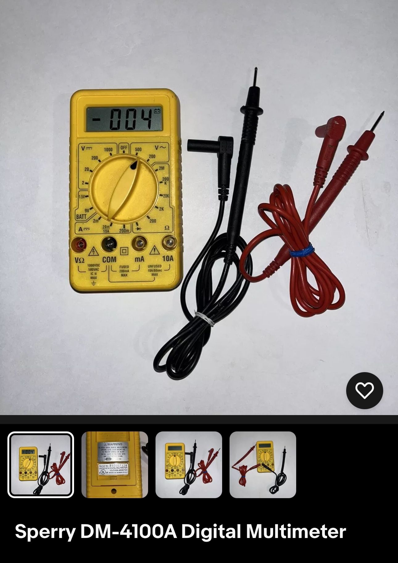 Sperry DM-4100A Digital Multimeter