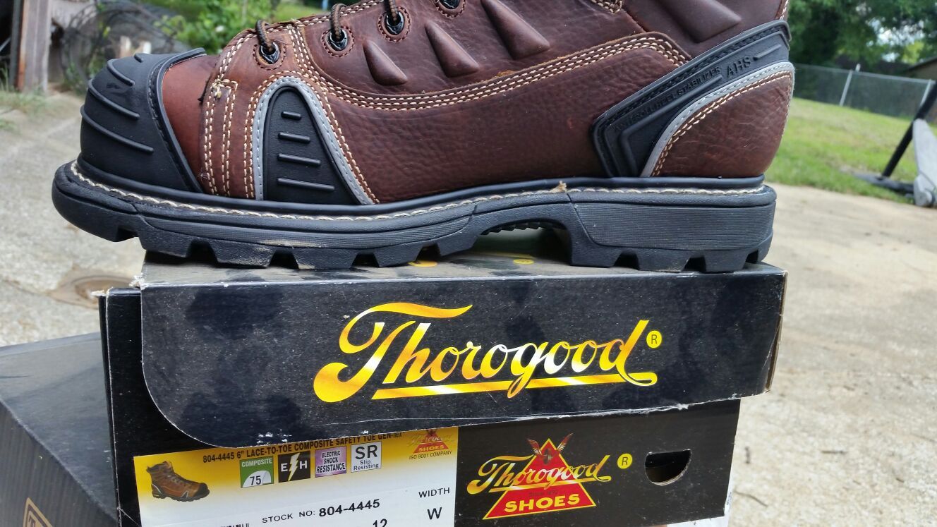 Thorogood steel toe boots