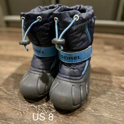 Kids SOREL Snow Boots Size 8