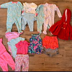 Baby Girl 0-3 Month Clothes Like New One With Tags 