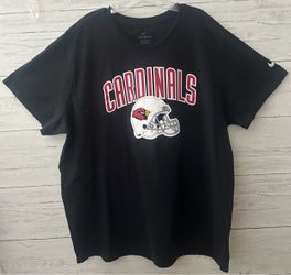 Nike Arizona Cardinals Helmet Graphic T-Shirt Men’s XXL Black NFL Football