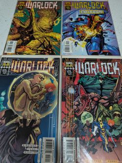 1999 New comic book warlock issues 1 to 9