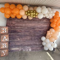 Balloons Garland, And Backdrops