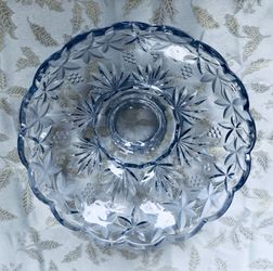 Vintage Crystal Fruit Dish:
