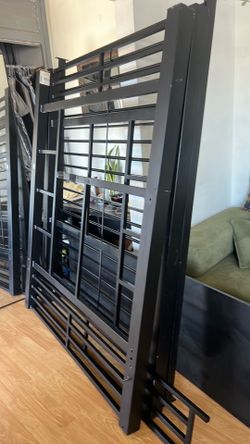 Bunk bed with space for desk