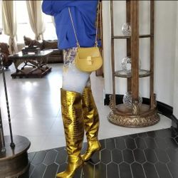 Lovely Auth  CHLOE Drew small Crossbody Leather and suede bag