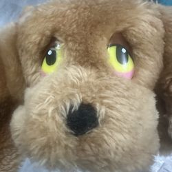 RARE Vintage Russ Max Sad Eyes Puppy Plush Stuffed Animal 