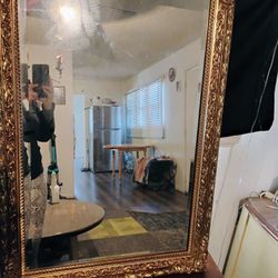 Vintage Rectangular  Beleved Mirror 