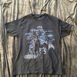 CVLA Creative Visuals Los Angeles Black Graphic T-Shirt Men’s Size Large