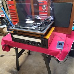 Retro Vintage Awesome Realistic STA-85, MC-2000,  And BSR QUANTA Turntable