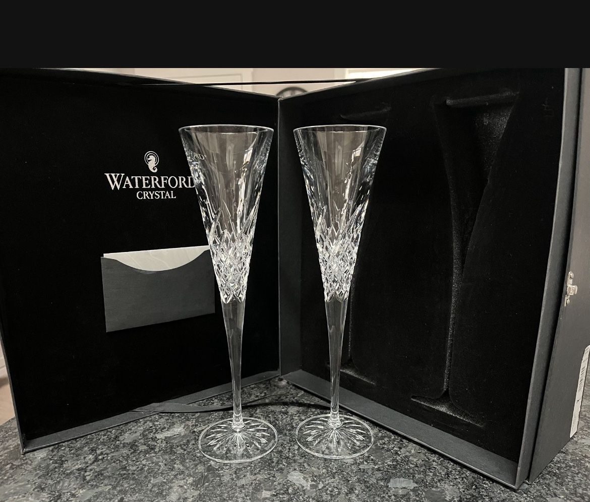 Waterford Flute Champagne Glasses