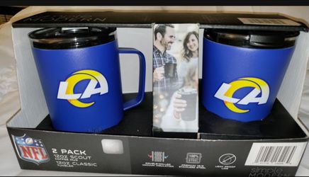 New Rams 2Pk Mug Gift Set