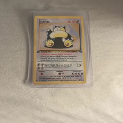 Snorlax 1st Edition Jungle