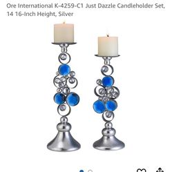 2 Set Of Candle Holder In The Plastic Back Didn’t Opened Brand New Judy Aha 