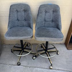 2 Height Stool Chairs