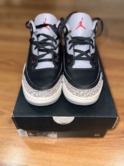 Cement Jordan 3s Kids Size 3y