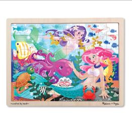 Wooden Puzzle Mermaid