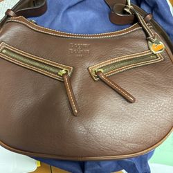 Dooney & Bourke Brown - Circle Hobo Purse
