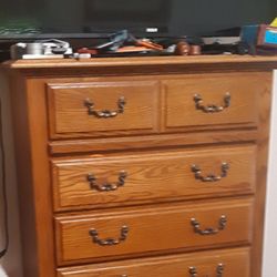 Bedroom Set, King Bed Frame, Dresser, 2 Nightstands