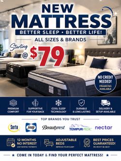 🛏️ NEW MATTRESSES STARTING AT JUST $79! 🛏️