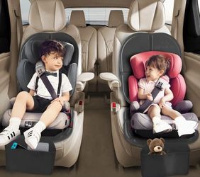 Car Seat Protector for Child Seats, Auto Seat Cover Mat for Carseat, Protect Vehicle Upholstery - Waterproof, Easy Cleanup, Non-Slip, Fit Most Car Sea