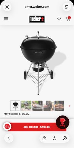 Weber Master-Touch Charcoal Grill 26"