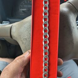 925 Silver Cuban bracelet