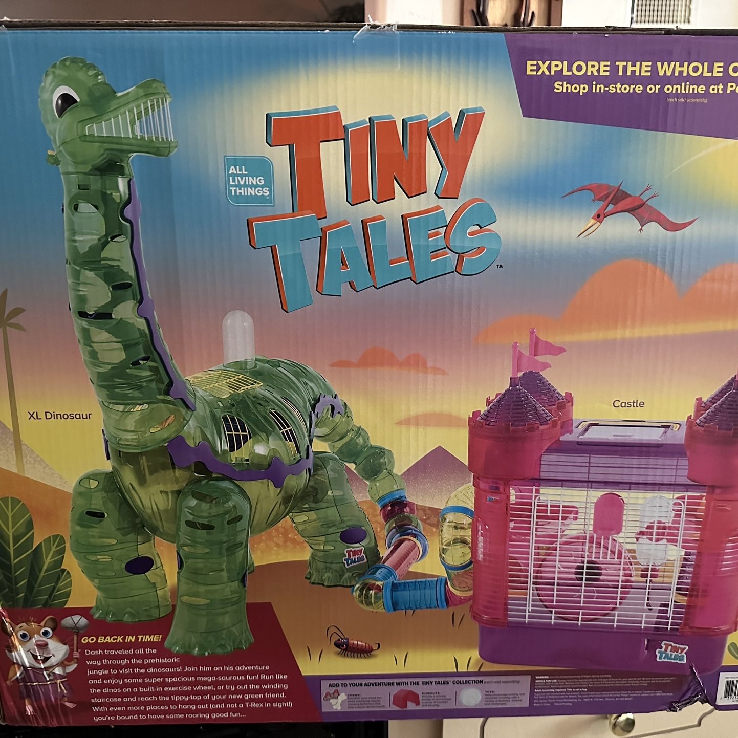 Tiny tales hamster outlet cage castle