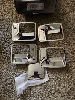 Door handles chromes