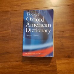 Pocket Oxford American Dictionary Second Edition