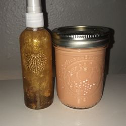 Body Shimmer Spray & Candle