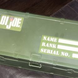 Vintage G.I  Joe Lot Footlocker Box 