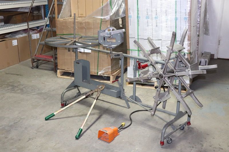 Wemco wire coiler take up machine