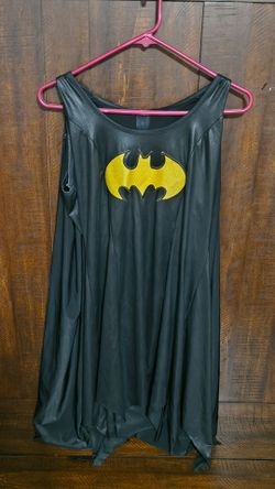 Batman Costume Tank top dress  with Cape