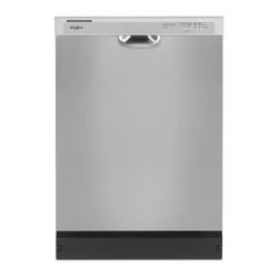24 in. Front Built-In Tall Tub 57 dBA Dishwasher in Stainless Steel with 4 -Cycles