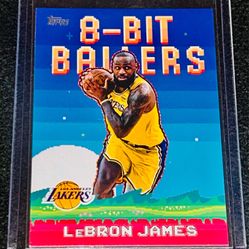 Lebron James 8-Bit Ballers 2025-26 Topps