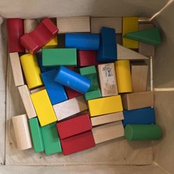 IKEA 40 Piece Wooden Building Block Set 