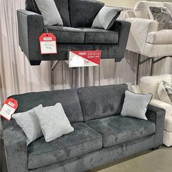 Altari Sofa And Loveseat 🌛 Living Room Set ⚡⚡ Best Price ⚡ Financing Available 